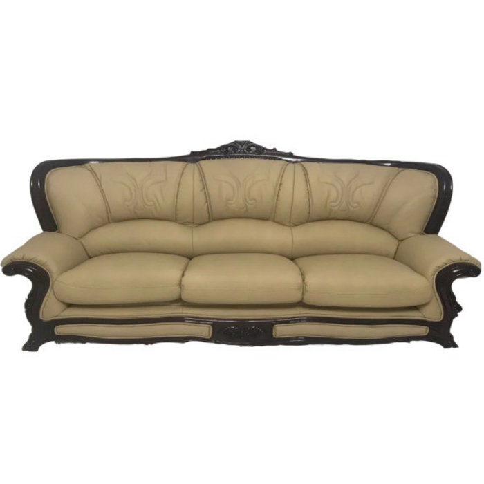 Astoria Grand Adelyn 3 Piece Leather Living Room Set Wayfair